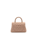 Chanel Small Coco Handle Flap Bag Caviar Pink LGHW (Microchip)