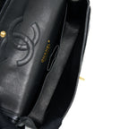 CHANEL CLASSIC DOUBLE FLAP BAG CAVIAR BLACK GHW