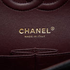 CHANEL MEDIUM CLASSIC DOUBLE FLAP BAG CAVIAR BLACK GHW SERIAL 25