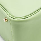 Hermes Mini Lindy Swift Vert Criquet GHW