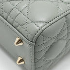 DIOR MY ABC SMALL LADY DIOR LAMBSKIN LIGHT GREY LGHW