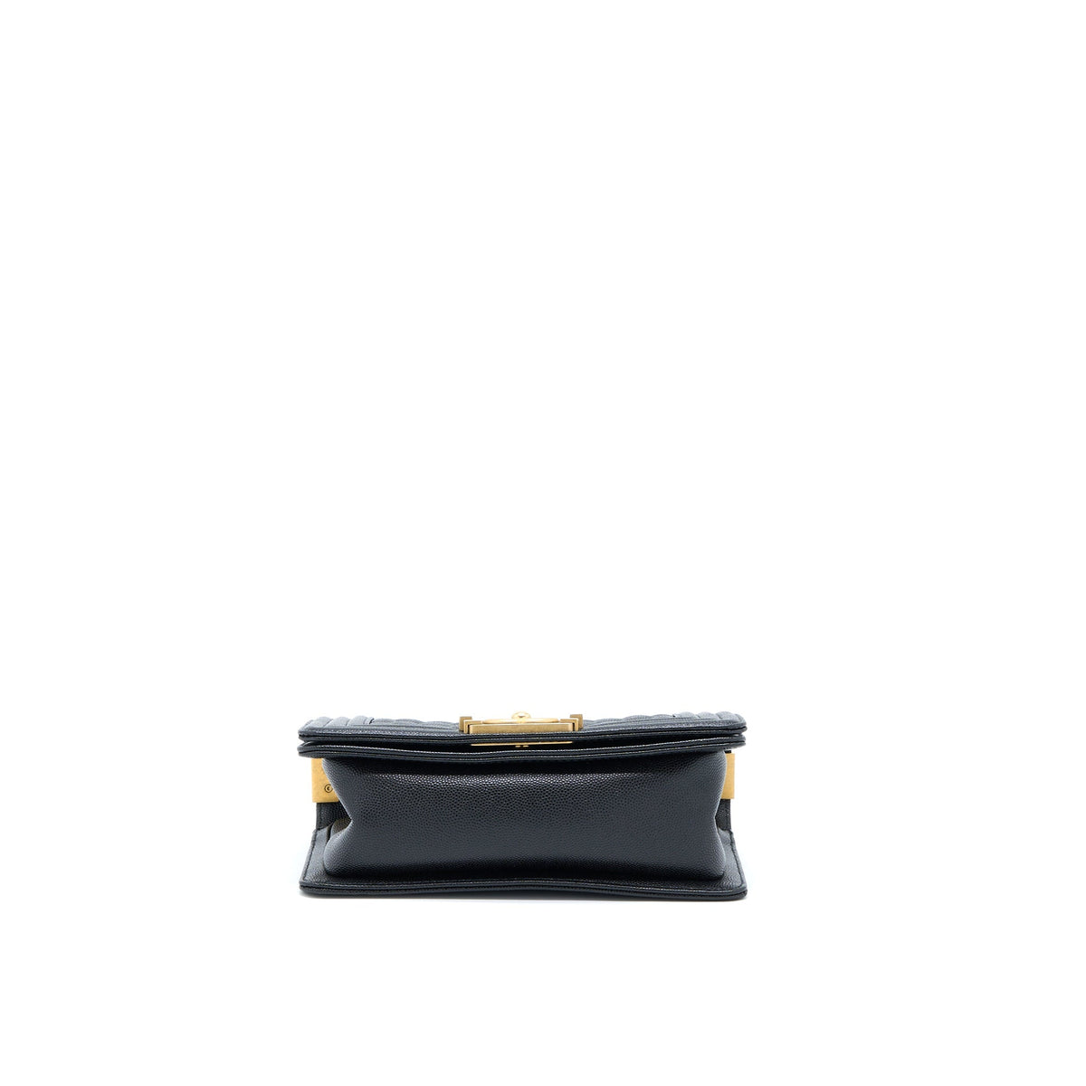 CHANEL SMALL BOY BAG CAVIAR BLACK GHW