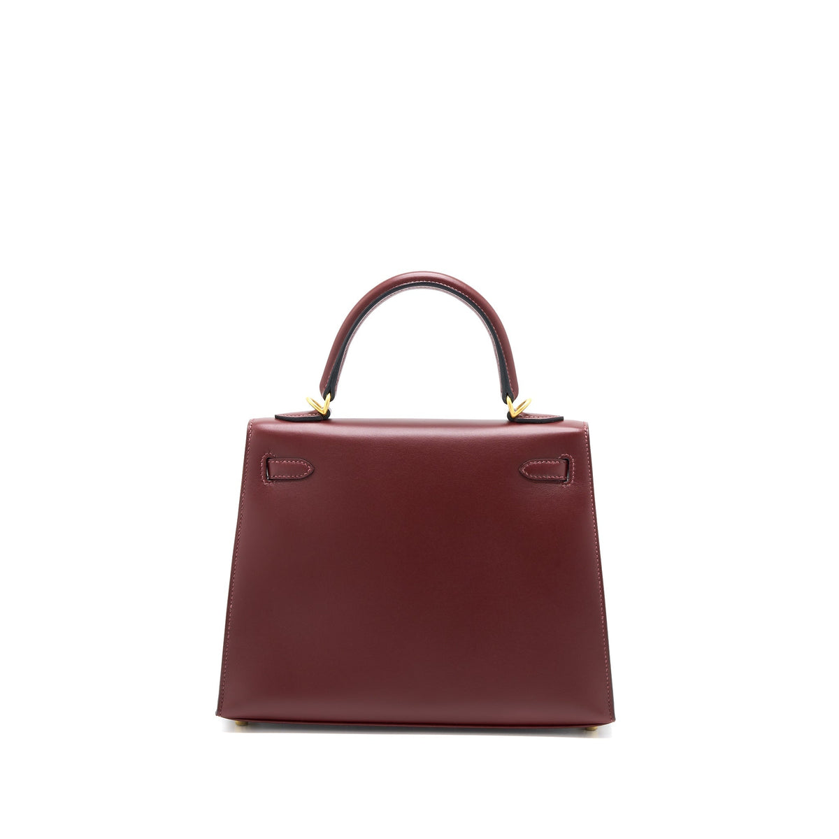 Hermes Kelly 25 Special Order Sombrero Rouge H Brushed GHW