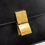 Celine Teen Classic Box Bag Calfskin Black GHW