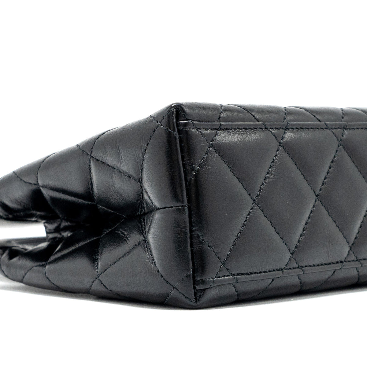 CHANEL 23K MINI SHOPPING TOTE KELLY BAG CALFSKIN BLACK GHW (MICROCHIP)