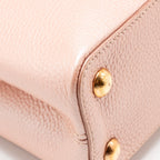 Louis Vuitton Capucines BB Metallic Taurillon Leather Pearly Pink GHW