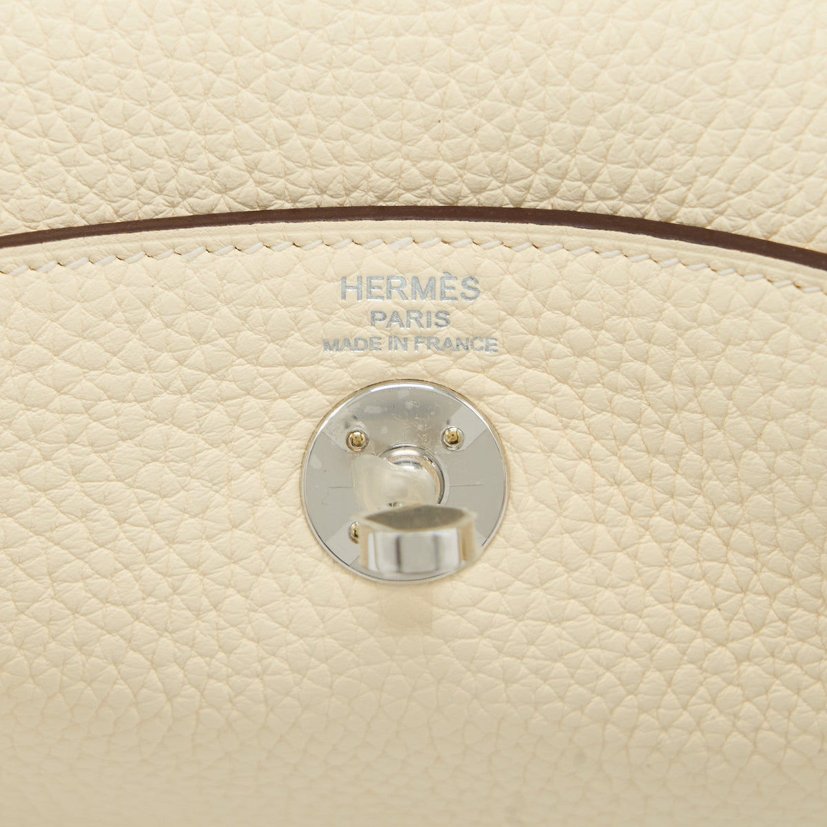 Hermes Mini Lindy Clemence Nata Multicolour Strap SHW
