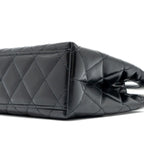 CHANEL 23K MINI SHOPPING TOTE KELLY BAG CALFSKIN BLACK GHW (MICROCHIP)