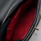 CHANEL SMALL 19 BAG LAMBSKIN BLACK MULTICOLOR HARDWARE (MICROCHIP)