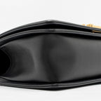 CHANEL MEDIUM BOY BAG CALFSKIN BLACK GHW (MICROCHIP)