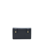 DIOR SADDLE BELT POUCH GRAINED CALFSKIN BLACK GHW