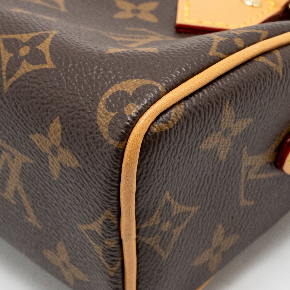 Louis Vuitton Nano Speedy Monogram Canvas/Leather GHW
