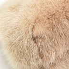 Fendi First Small Bag Mink Fur/Leather Plush Pink GHW