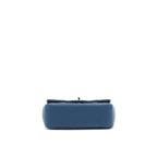CHANEL MINI RECTANGULAR FLAP BAG LAMBSKIN NAVY BLUE SHW