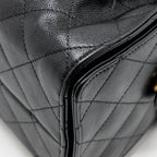 CHANEL SMALL 25 BAG CAVIAR BLACK GHW (MICROCHIP)