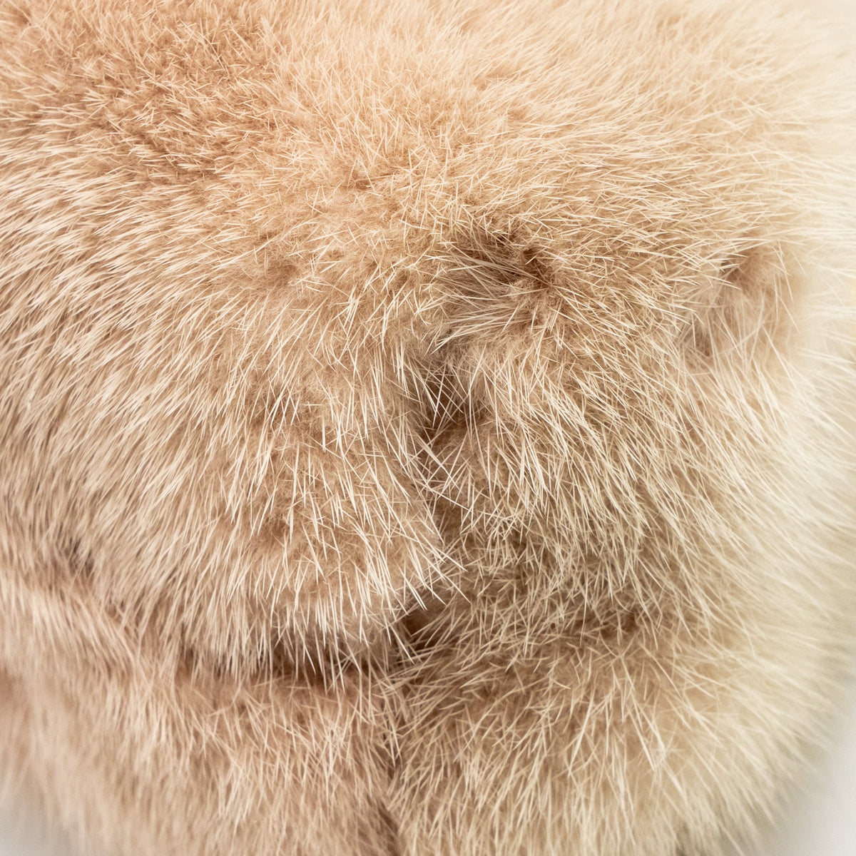 Fendi First Small Bag Mink Fur/Leather Plush Pink GHW