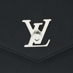 LOUIS VUITTON MYLOCKME SATCHEL CHAIN BAG CALFSKIN BLACK SHW