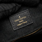 LOUIS VUITTON SPEEDY BANDOULIERE 25 MONOGRAM EMPREINTE LEATHER BLACK GHW