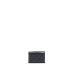 CHANEL 2.55 SMALL COMPACT WALLET BLACK GHW