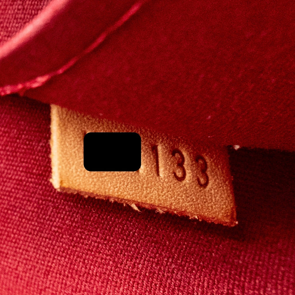 Louis Vuitton Alma PM Monogram Vernis Patent Red GHW