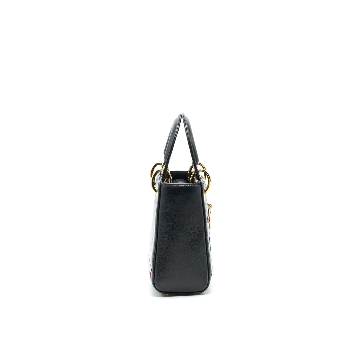 DIOR MINI LADY DIOR LIMITED EDITION BLACK LGHW