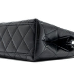 CHANEL 24P MINI SHOPPING TOTE/ KELLY BAG CALFSKIN BLACK GHW (MICROCHIP)