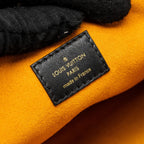 LOUIS VUITTON COUSSIN MM MONOGRAM-EMBOSSED PUFFY LAMBSKIN BLACK GHW