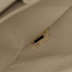 CHANEL VINTAGE MEDIUM CLASSIC DOUBLE FLAP BAG LAMBSKIN WHITE GHW