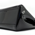 FENDI MINI PEEKABOO PATENT BLACK GHW