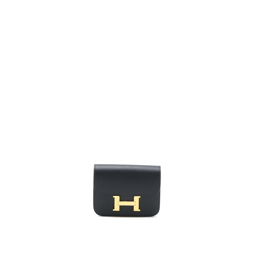 Hermes Constance Slim Epsom Black GHW