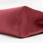Hermes Herbag 31 Zip Bag Canvas/Hunter Leather Red SHW