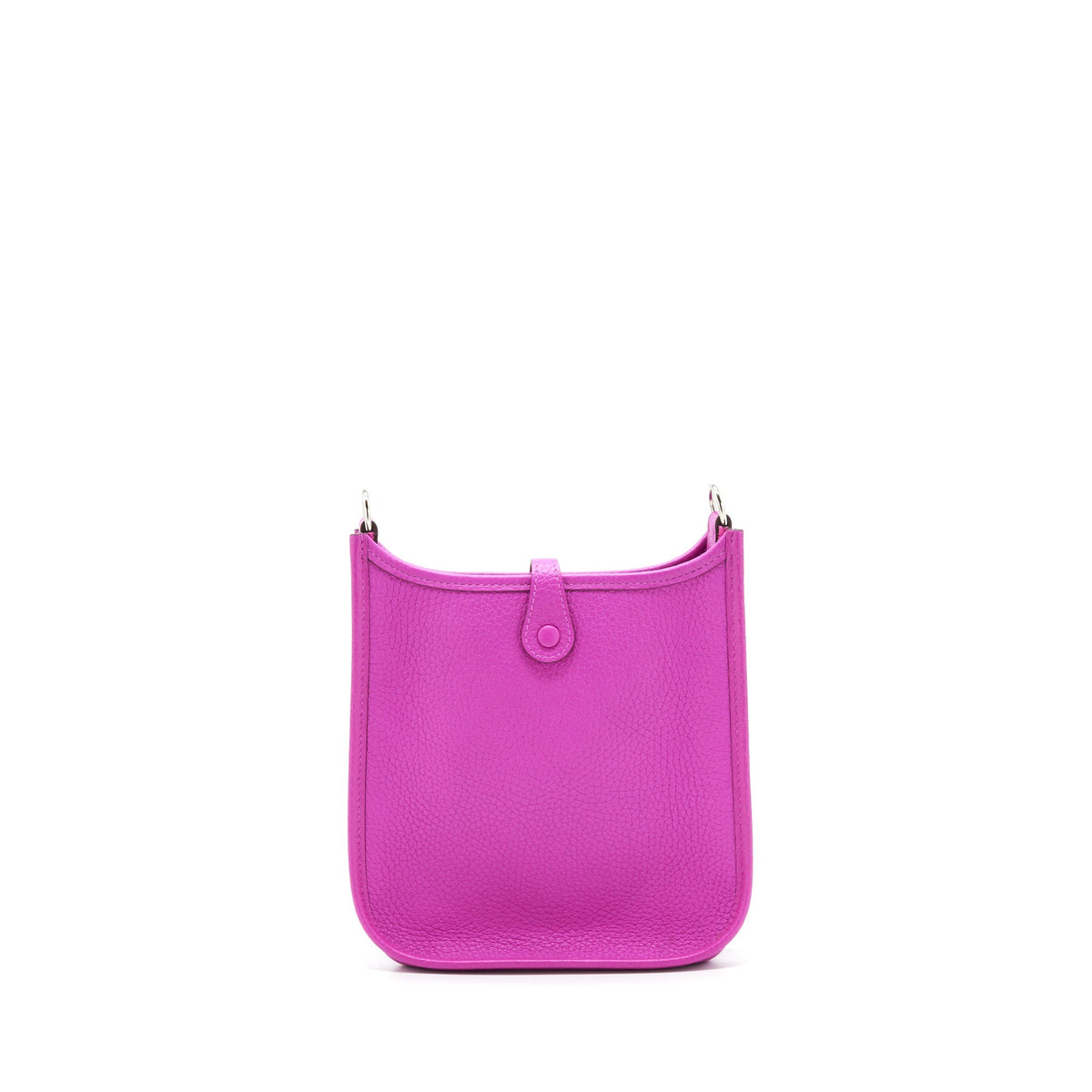 Hermes Mini Evelyne Clemence 9i Rose Magnolia SHW