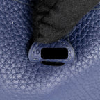 Hermes Mini Evelyne Clemence Blue GHW