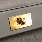 Hermes 2424 24/24-29 Bag Togo/Swift Gris Meyer GHW