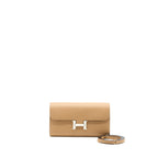 Hermes Constance To Go Epsom Chai/Nata Laque Hardware