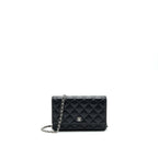 CHANEL CAVIAR CLASSIC WALLET ON CHAIN BLACK CAVIAR SHW