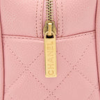 CHANEL VINTAGE BOWLING BAG CAVIAR LIGHT PINK LGHW