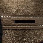 HERMES Picotin 18 Lock Bag Clemence Etoupe GHW