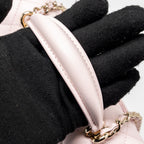 CHANEL TOP HANDLE MINI RECTANGULAR FLAP BAG LAMBSKIN LIGHT PINK LGHW(MICROCHIP)