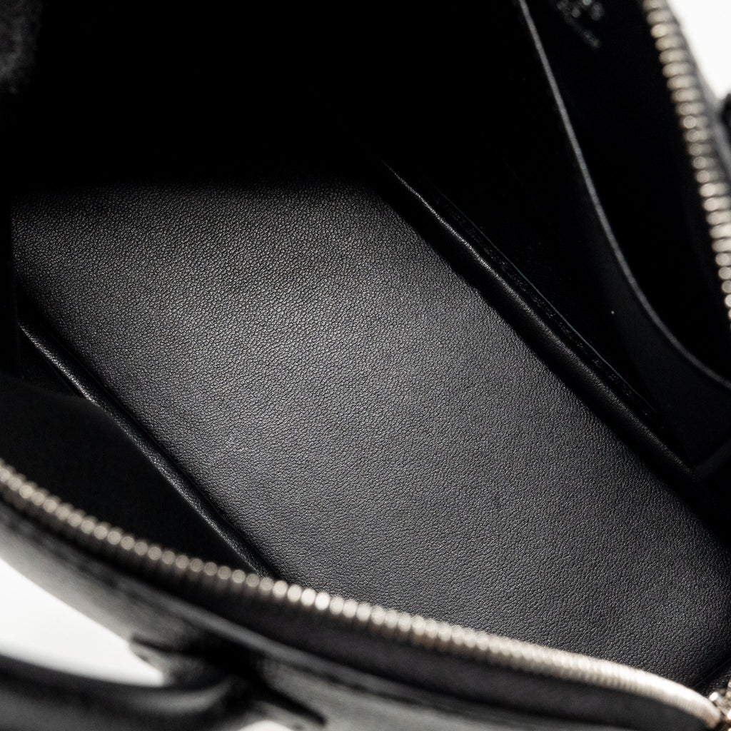 Hermes Mini Bolide Chevre Mysore Black SHW