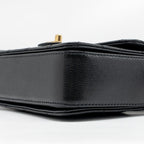 CHANEL 24K TOP HANDLE MESSENGER BAG WITH REMOVABLE CHAIN CAVIAR BLACK GHW(MICROCHIP)