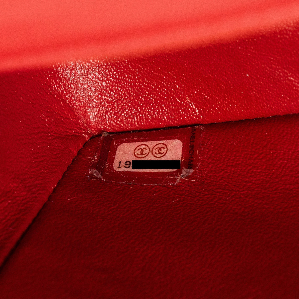 CHANEL CLASSIC MINI RECTANGULAR FLAP BAG LAMBSKIN RED RUTHENIUM HARDWARE