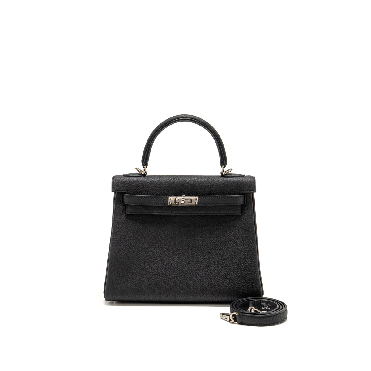 HERMES KELLY 25 TOGO BLACK SHW