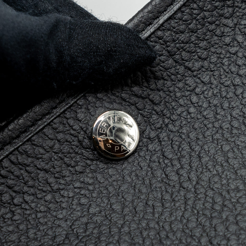 Hermes Garden Party 36 Country Black SHW
