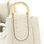 Hermes Mini Evelyn Clemence Craie GHW