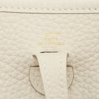 Hermes Mini Evelyn Clemence Craie GHW