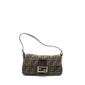 FENDI VINTAGE BAGUETTE SHOUDER BAG FF JACQIARD SHW