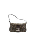 FENDI VINTAGE BAGUETTE SHOUDER BAG FF JACQIARD SHW