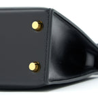 HERMES MINI KELLY II BOX BLACK GHW