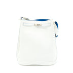 HERMES SO KELLY 26 BLANC/BLUE SHW